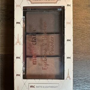 Marie Claire Paris Eyebrow & Hairline Powder (Med to Dark) NIB.
